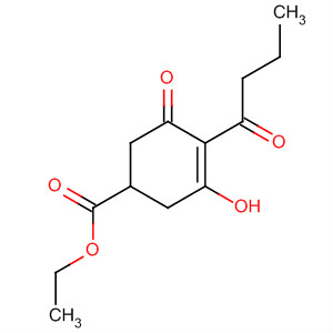 3-Cyclohexene-1-carboxylic acid, 3-hydroxy-5-oxo-4-(1-oxobutyl)-, ethylester