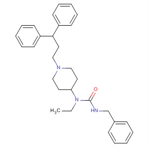 Urea, N-[1-(3,3-diphenylpropyl)-4-piperidinyl]-N-ethyl-N'-(phenylmethyl)-