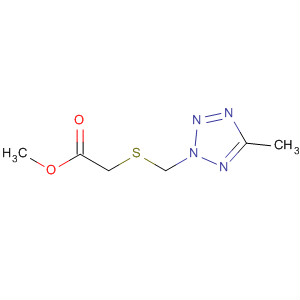 Acetic acid, [[(5-methyl-2H-tetrazol-2-yl)methyl]thio]-, methyl ester