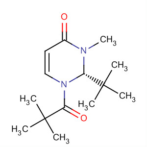 4(1H)-Pyrimidinone,2-(1,1-dimethylethyl)-1-(2,2-dimethyl-1-oxopropyl)-2,3-dihydro-3-methyl-, (S)-
