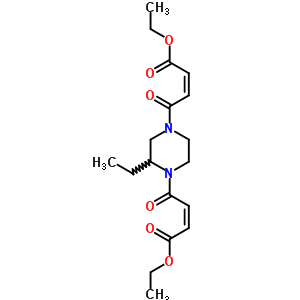 diethyl (2Z,2'Z)-4,4'-(2-ethylpiperazine-1,4-diyl)bis(4-oxobut-2-enoate)