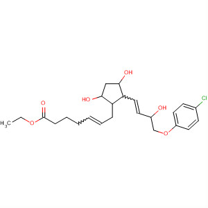 5-Heptenoic acid,7-[2-[4-(4-chlorophenoxy)-3-hydroxy-1-butenyl]-3,5-dihydroxycyclopentyl]-, ethyl ester