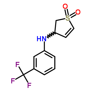 N-[3-(trifluoromethyl)phenyl]-2,3-dihydrothiophen-3-amine 1,1-dioxide