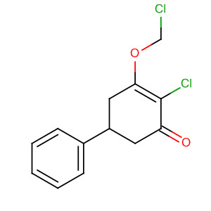 2-Cyclohexen-1-one, 2-chloro-3-(chloromethoxy)-5-phenyl-