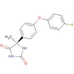 2,4-Imidazolidinedione, 5-[4-(4-fluorophenoxy)phenyl]-5-methyl-, (R)-