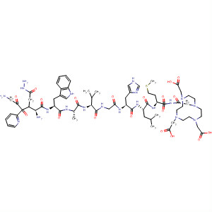 L-Methioninamide,N-[[4,7,10-tris(carboxymethyl)-1,4,7,10-tetraazacyclododec-1-yl]acetyl]glycyl-6-amino-3-pyridinecarbonyl-L-glutaminyl-L-tryptophyl-L-alanyl-L-valylglycyl-L-histidyl-L-leucyl-