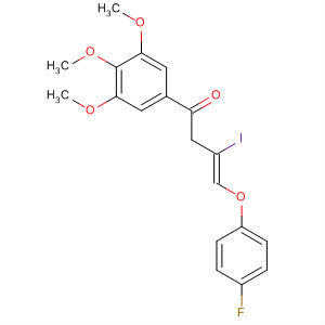 3-Buten-1-one, 4-(4-fluorophenoxy)-3-iodo-1-(3,4,5-trimethoxyphenyl)-,(3Z)-