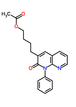 4-(2-oxo-1-phenyl-1,2-dihydro-1,8-naphthyridin-3-yl)butyl acetate
