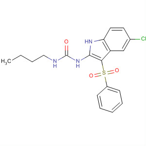 Urea, N-butyl-N'-[5-chloro-3-(phenylsulfonyl)-1H-indol-2-yl]-