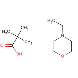 Propanoic acid, 2,2-dimethyl-, compd. with 4-ethylmorpholine (1:1)
