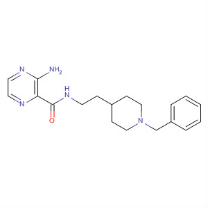 Pyrazinecarboxamide,3-amino-N-[2-[1-(phenylmethyl)-4-piperidinyl]ethyl]-