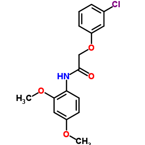 2-(3-chlorophenoxy)-N-(2,4-dimethoxyphenyl)acetamide