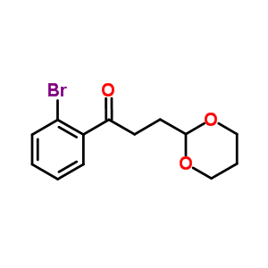 1-(2-bromophenyl)-3-(1,3-dioxan-2-yl)propan-1-one