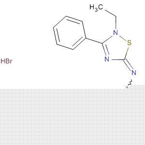 Benzenamine,4-chloro-N-(2-ethyl-3-phenyl-1,2,4-thiadiazol-5(2H)-ylidene)-,monohydrobromide