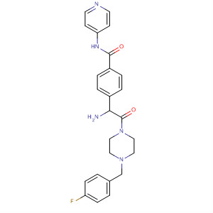 Benzamide,4-[1-amino-2-[4-[(4-fluorophenyl)methyl]-1-piperazinyl]-2-oxoethyl]-N-4-pyridinyl-