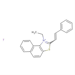 Naphtho[1,2-d]thiazolium, 1-ethyl-2-(2-phenylethenyl)-, iodide