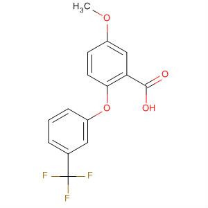Benzoic acid, 5-methoxy-2-[3-(trifluoromethyl)phenoxy]-