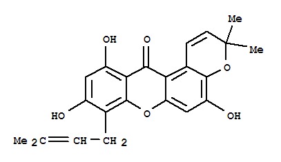 Pyrano[3,2-a]xanthen-12(3H)-one,5,9,11-trihydroxy-3,3-dimethyl-8-(3-methyl-2-buten-1-yl)-