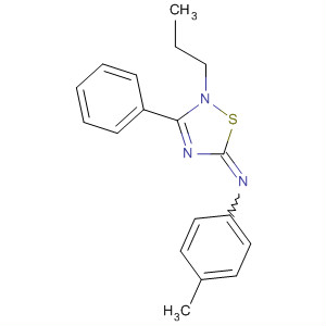 Benzenamine,4-methyl-N-(3-phenyl-2-propyl-1,2,4-thiadiazol-5(2H)-ylidene)-