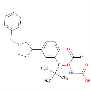Carbamic acid, [[3-[1-(phenylmethyl)-3-pyrrolidinyl]phenyl]methyl]-,1,1-dimethylethyl ester