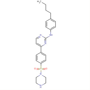 Piperazine, 1-[[4-[2-[(4-butylphenyl)amino]-4-pyrimidinyl]phenyl]sulfonyl]-