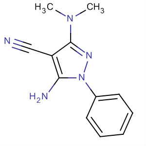 1H-Pyrazole-4-carbonitrile, 5-amino-3-(dimethylamino)-1-phenyl-