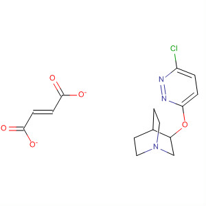 1-Azabicyclo[2.2.2]octane, 3-[(6-chloro-3-pyridazinyl)oxy]-,(2E)-2-butenedioate (1:1)