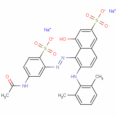 disodium 5-[(5-acetamido-2-sulphonatophenyl)azo]-6-[(2,6-dimethylphenyl)amino]-4-hydroxynaphthalene-2-sulphonate