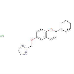 1H-Imidazole,2-[[(3,4-dihydro-2-phenyl-2H-1-benzopyran-6-yl)oxy]methyl]-4,5-dihydro-, monohydrochloride