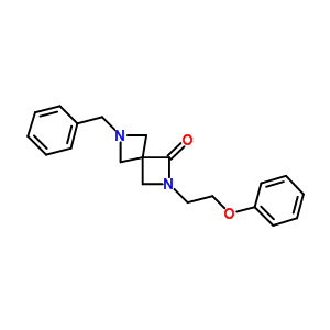 6-benzyl-2-(2-phenoxyethyl)-2,6-diazaspiro[3.3]heptan-1-one
