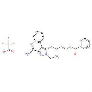 Benzamide,N-[4-(4-amino-2-ethyl-2H-pyrazolo[3,4-c]quinolin-1-yl)butyl]-,mono(trifluoroacetate)