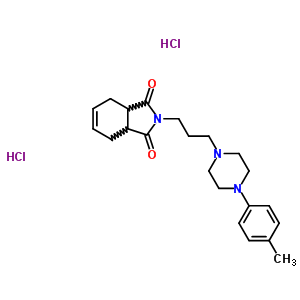 2-{3-[4-(4-methylphenyl)piperazin-1-yl]propyl}-3a,4,7,7a-tetrahydro-1H-isoindole-1,3(2H)-dione dihydrochloride