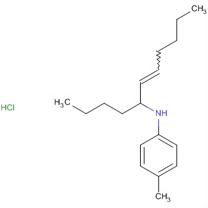 Benzenamine, N-(1-butyl-2-heptenyl)-4-methyl-, hydrochloride