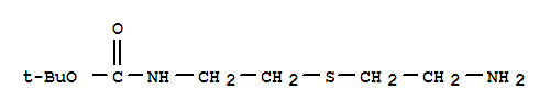 Carbamic acid,[2-[(2-aminoethyl)thio]ethyl]-, 1,1-dimethylethyl ester (9CI)