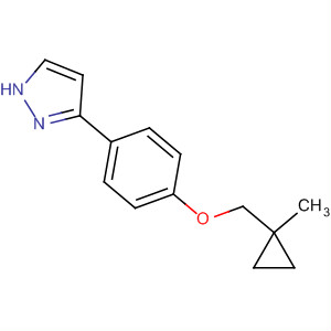 1H-Pyrazole, 3-[4-[(1-methylcyclopropyl)methoxy]phenyl]-