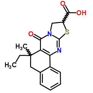 6-ethyl-6-methyl-7-oxo-5,7,9,10-tetrahydro-6H-benzo[h][1,3]thiazolo[2,3-b]quinazoline-10-carboxylic acid