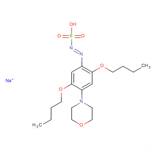 Diazenesulfonic acid, [2,5-dibutoxy-4-(4-morpholinyl)phenyl]-, sodiumsalt