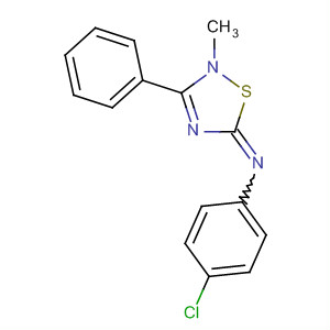 Benzenamine,4-chloro-N-(2-methyl-3-phenyl-1,2,4-thiadiazol-5(2H)-ylidene)-