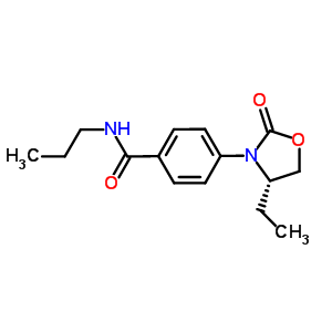 4-[(4S)-4-ethyl-2-oxo-oxazolidin-3-yl]-N-propyl-benzamide