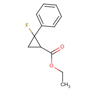 Cyclopropanecarboxylic acid, 2-fluoro-2-phenyl-, ethyl ester, (1S,2S)-